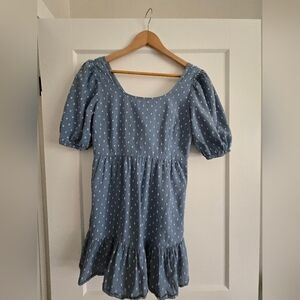 LOFT 2p 140923 Blue Dress